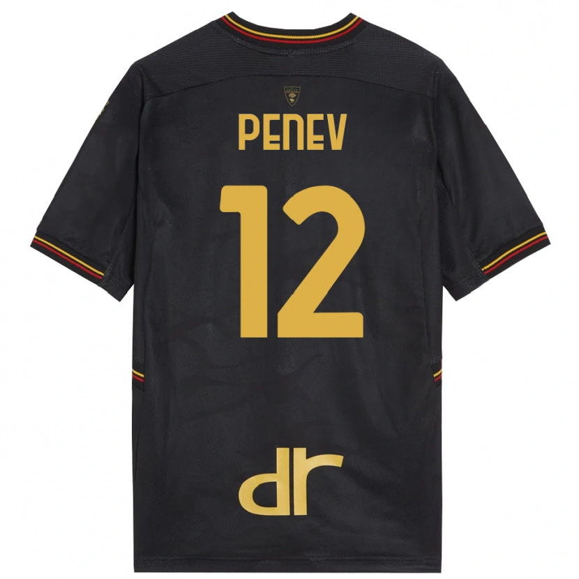 Danxen Dames Plamen Penev #12 Zwart Bruin Keepersshirt 2025/26 T-Shirt