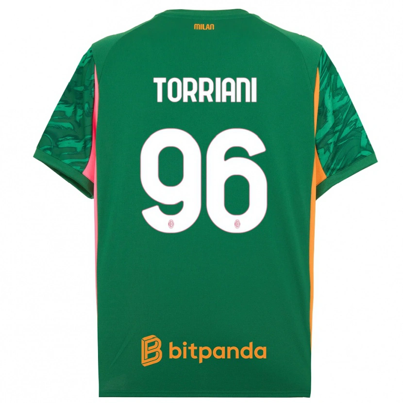 Danxen Dames Lorenzo Torriani #96 Groen Oranje Roze Keepersshirt 2025/26 T-Shirt
