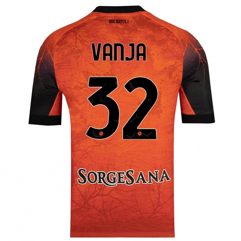 Danxen Dames Vanja Milinković-Savić #32 Oranje Rood Zwart Keepersshirt 2025/26 T-Shirt