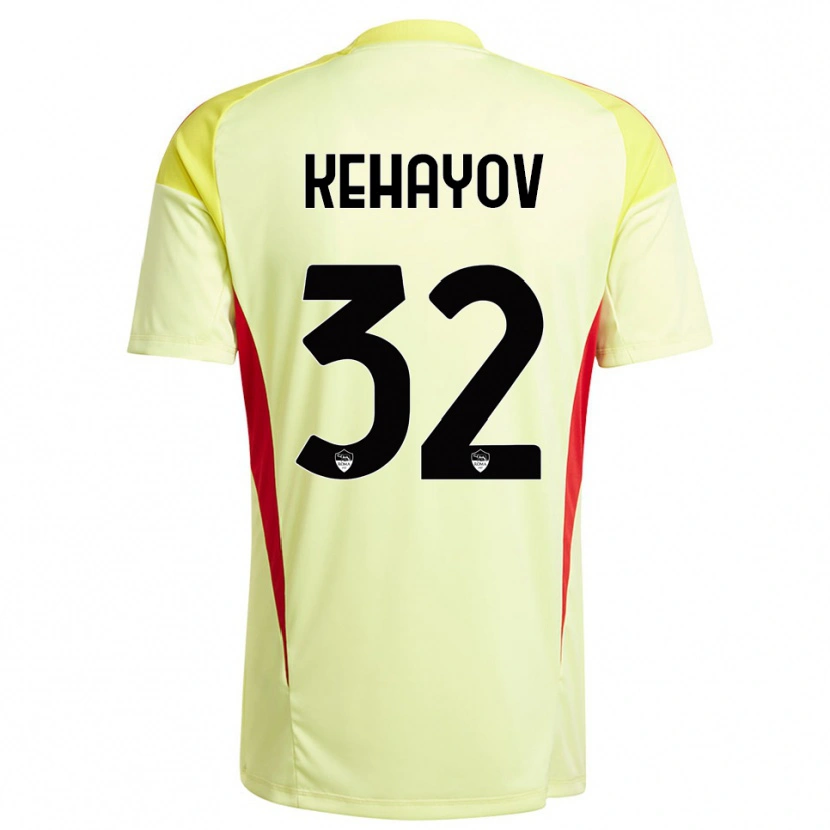Danxen Dames Atanas Kehayov #32 Licht Geel Oranje Keepersshirt 2025/26 T-Shirt
