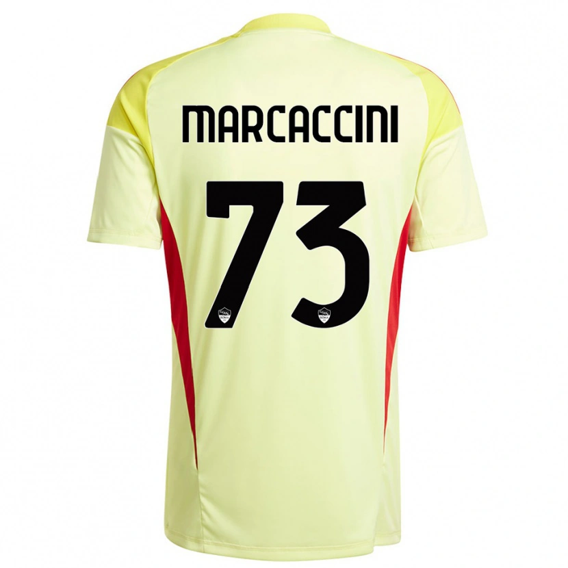 Danxen Dames Alessio Marcaccini #73 Licht Geel Oranje Keepersshirt 2025/26 T-Shirt