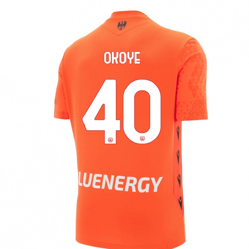 Danxen Dames Maduka Okoye #40 Oranje Rood Zwart Keepersshirt 2025/26 T-Shirt