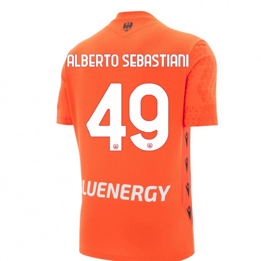 Danxen Dames José Alberto Sebastiani #49 Oranje Rood Zwart Keepersshirt 2025/26 T-Shirt
