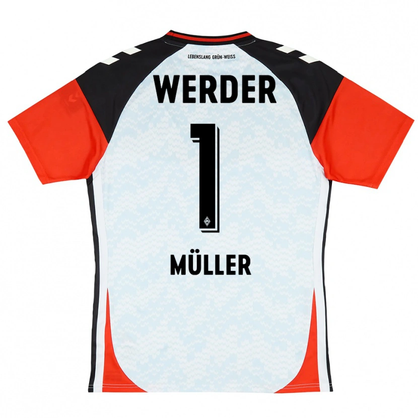 Danxen Dames Vincent Müller #1 Zwart Rood Geel Keepersshirt 2025/26 T-Shirt