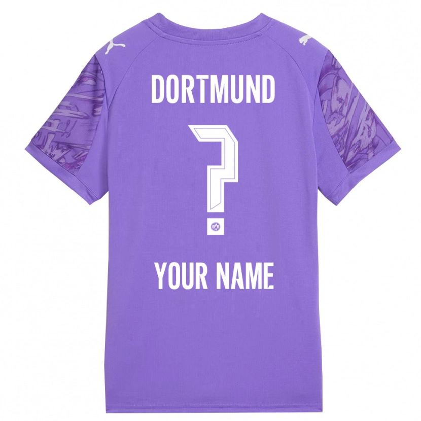 Danxen Dames Borussia Dortmund Lila Wit Keepersshirt 2025/26 T-Shirt
