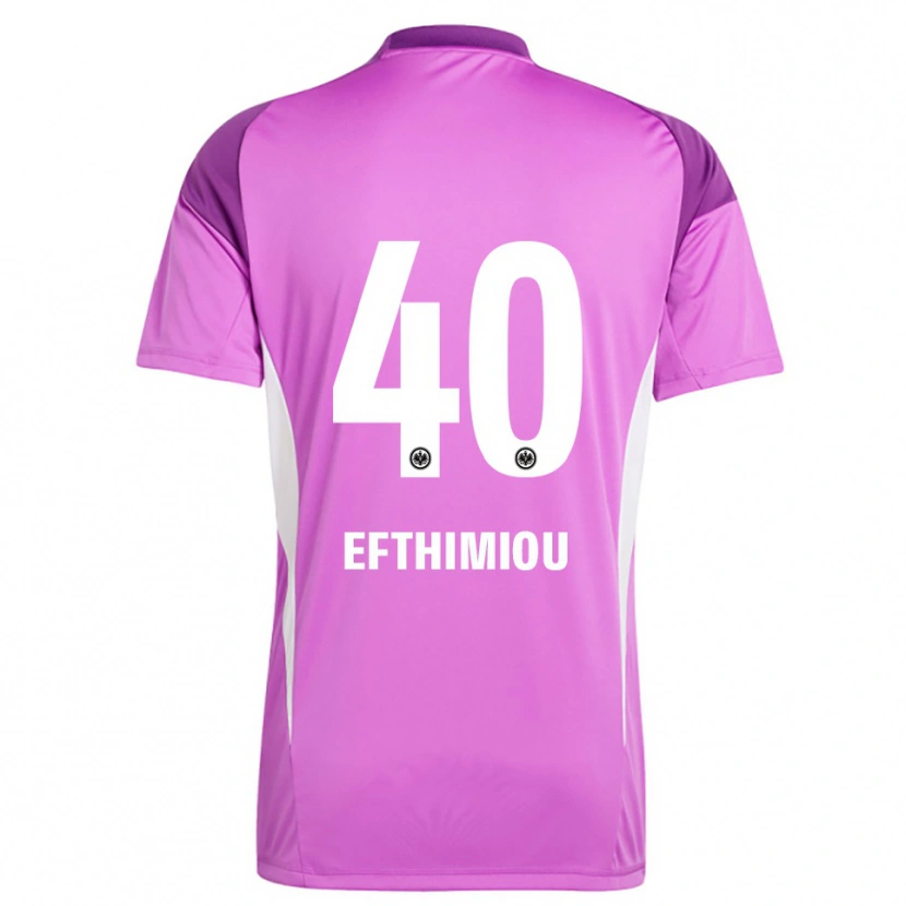 Danxen Dames Sissis Efthimiou #40 Lila Wit Keepersshirt 2025/26 T-Shirt