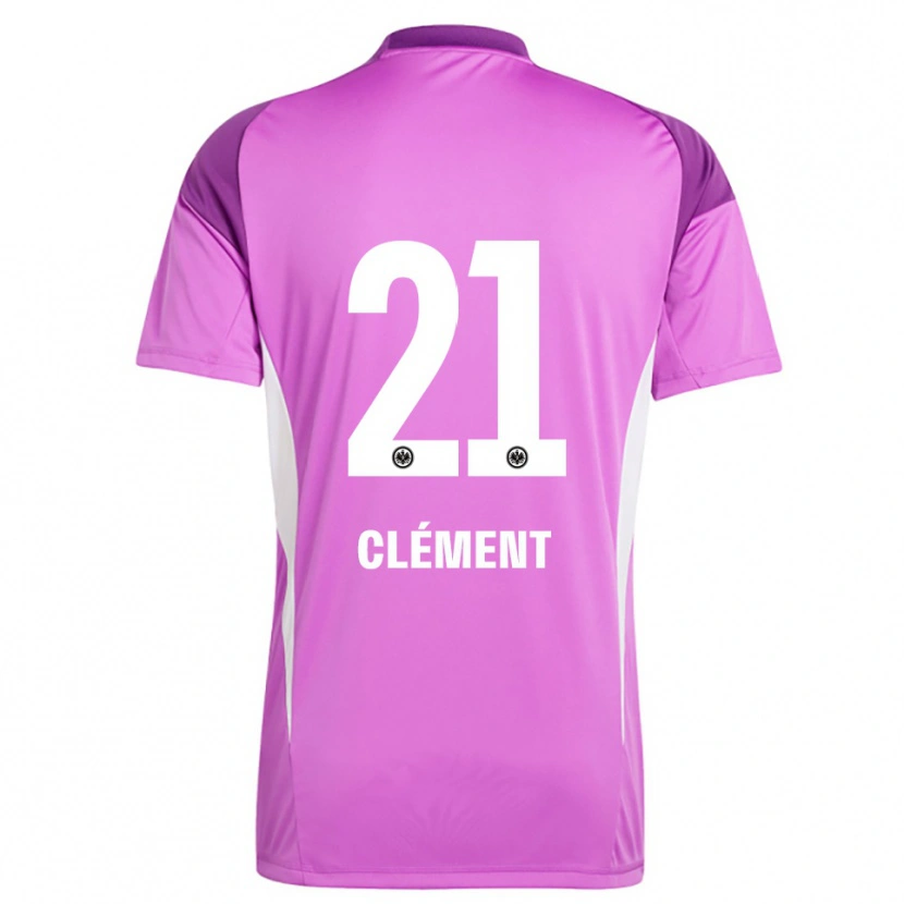 Danxen Dames Noah Clément #21 Lila Wit Keepersshirt 2025/26 T-Shirt