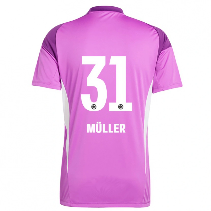 Danxen Dames Laurin Müller #31 Lila Wit Keepersshirt 2025/26 T-Shirt