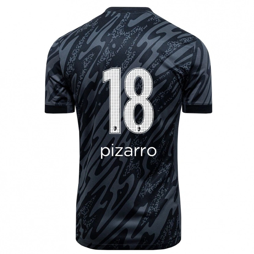 Danxen Dames Théodore Pizarro #18 Zwart Wit Keepersshirt 2025/26 T-Shirt