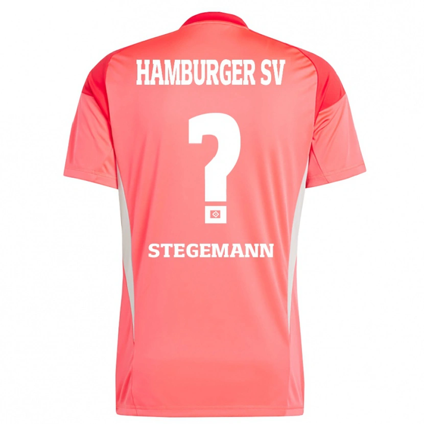 Danxen Dames Jean-Pierre Stegemann #0 Rood Oranje Keepersshirt 2025/26 T-Shirt