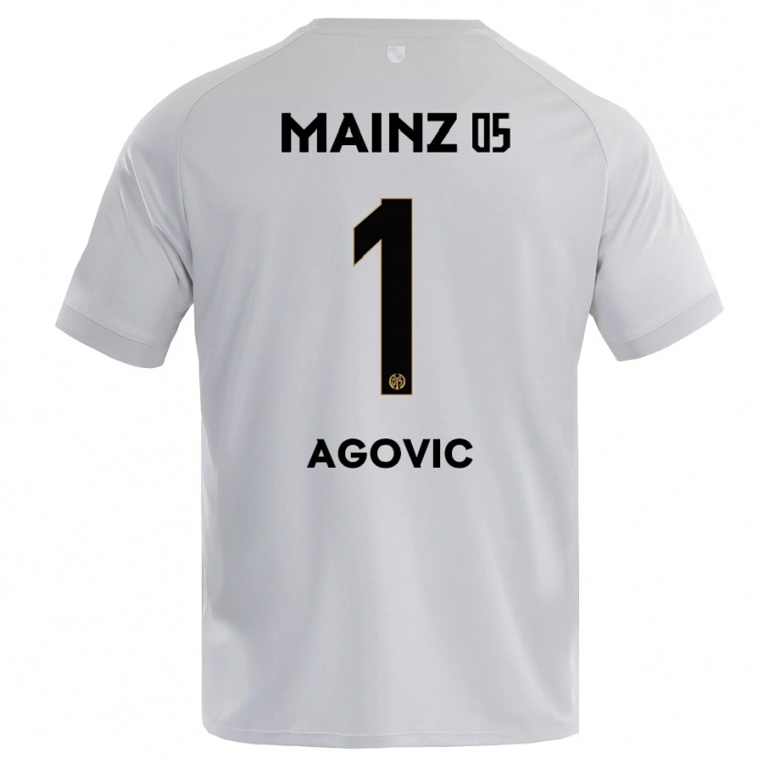Danxen Dames Daris Agovic #1 Lichtgrijs Blauw Keepersshirt 2025/26 T-Shirt