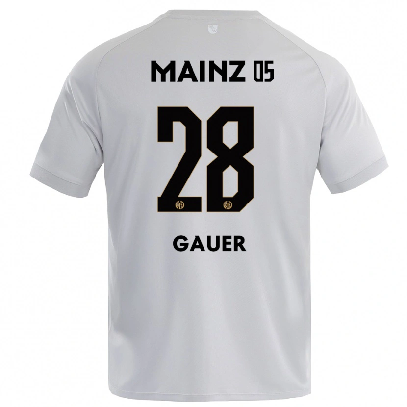 Danxen Dames Luke Gauer #28 Lichtgrijs Blauw Keepersshirt 2025/26 T-Shirt