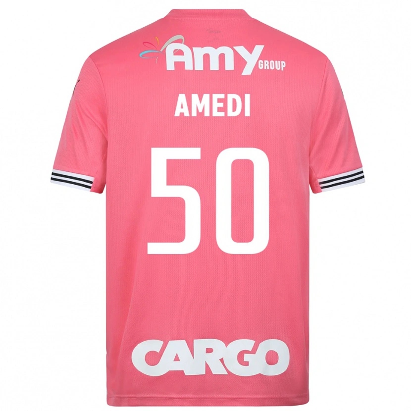 Danxen Dames Roie Amedi #50 Roze Wit Keepersshirt 2025/26 T-Shirt