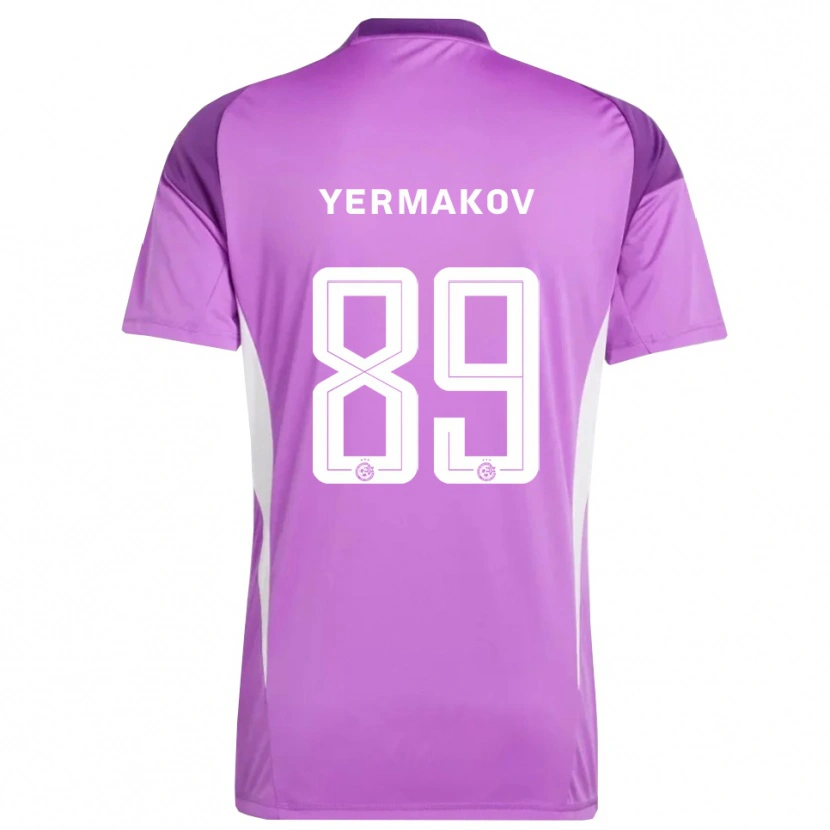 Danxen Dames Georgiy Yermakov #89 Lila Paars Keepersshirt 2025/26 T-Shirt