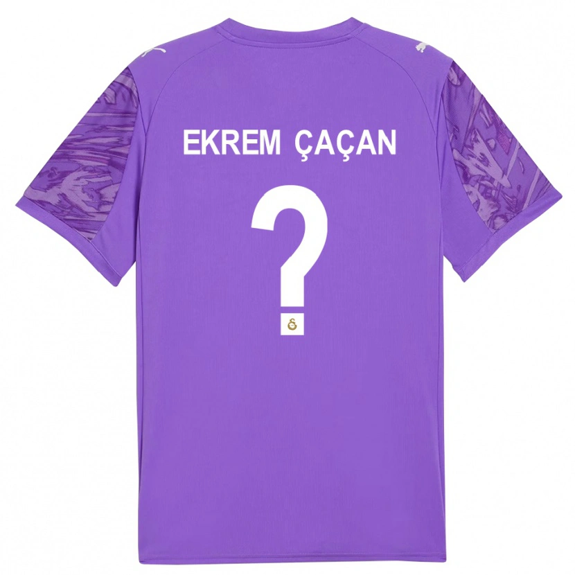 Danxen Dames Yağız Ekrem Çaçan #0 Paars Wit Keepersshirt 2025/26 T-Shirt