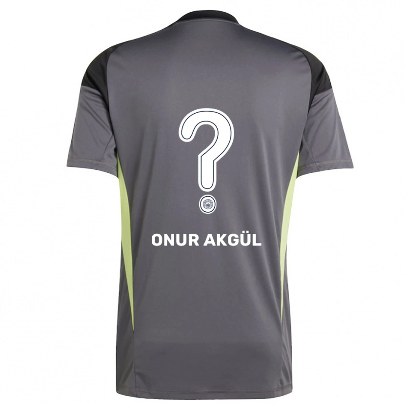 Danxen Dames Rüzgar Onur Akgül #0 Dim Grijs Zwart Keepersshirt 2025/26 T-Shirt