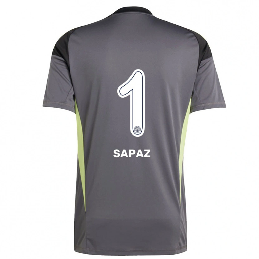Danxen Dames Kuzey Sapaz #1 Dim Grijs Zwart Keepersshirt 2025/26 T-Shirt