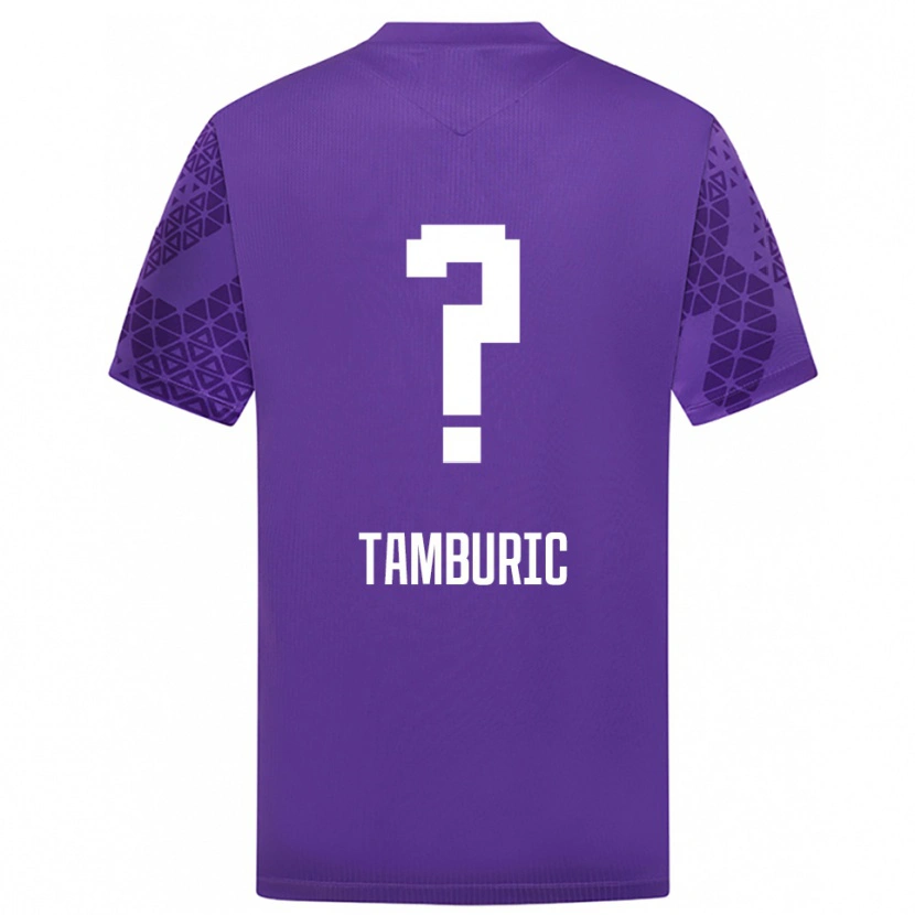 Danxen Dames Vukasin Tamburic #0 Indigo Wit Keepersshirt 2025/26 T-Shirt