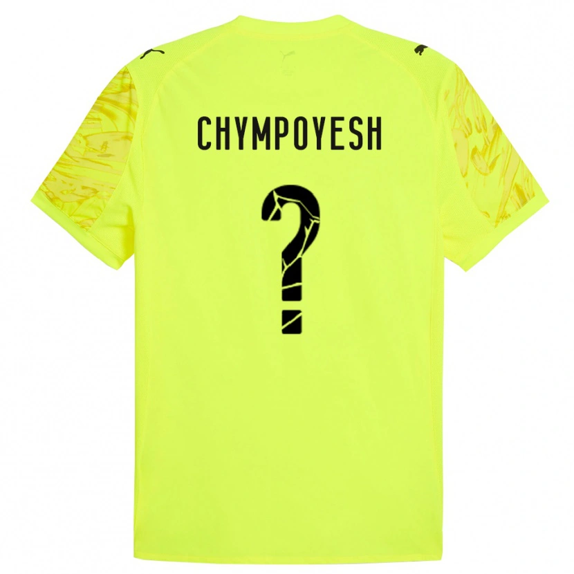 Danxen Dames Vladyslav Chympoyesh #0 Groen Geel Keepersshirt 2025/26 T-Shirt