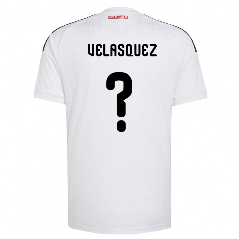 Danxen Kinderen Milovan Velásquez #0 Wit Zwart Thuisshirt Thuistenue 2026/27 T-Shirt