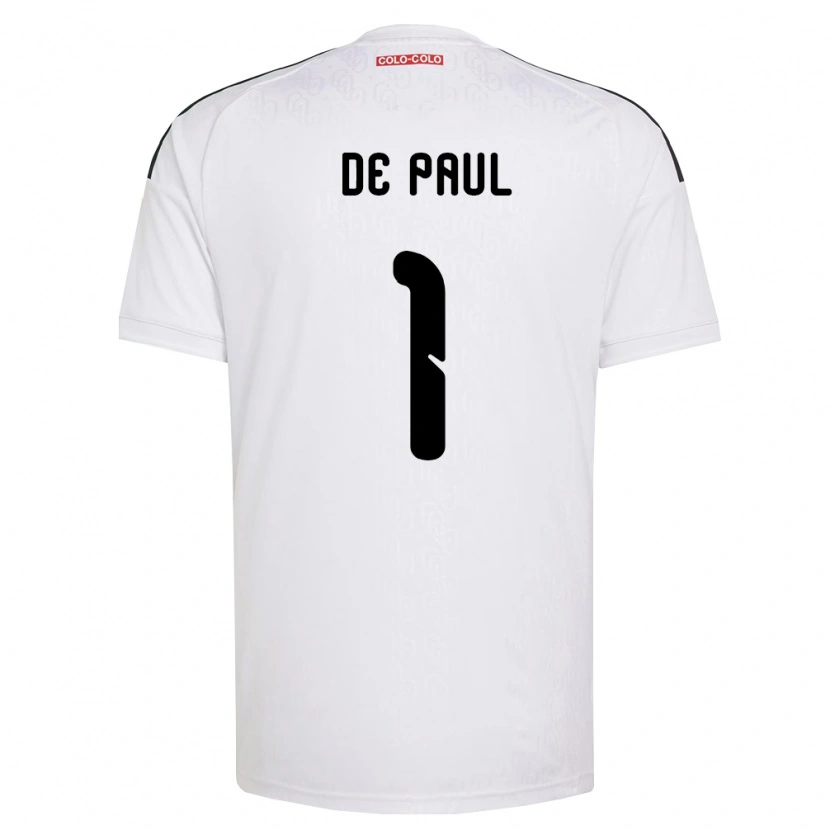 Danxen Kinderen Fernando De Paul #1 Wit Zwart Thuisshirt Thuistenue 2026/27 T-Shirt