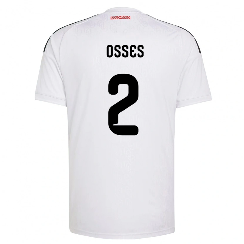 Danxen Kinderen Martina Osses #2 Wit Zwart Thuisshirt Thuistenue 2026/27 T-Shirt