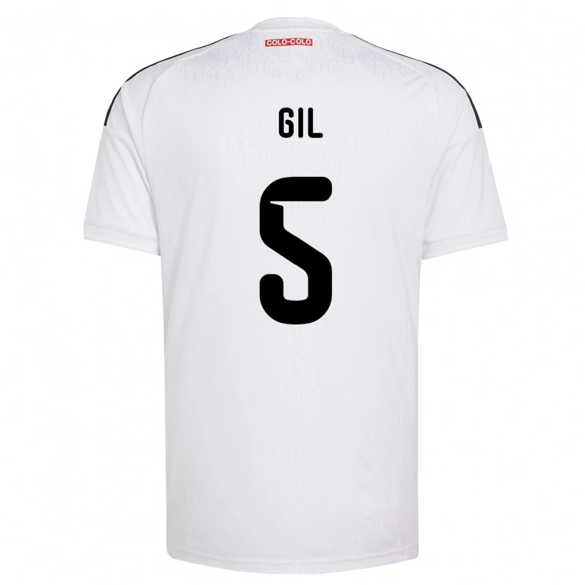 Danxen Kinderen Leonardo Gil #5 Wit Zwart Thuisshirt Thuistenue 2026/27 T-Shirt