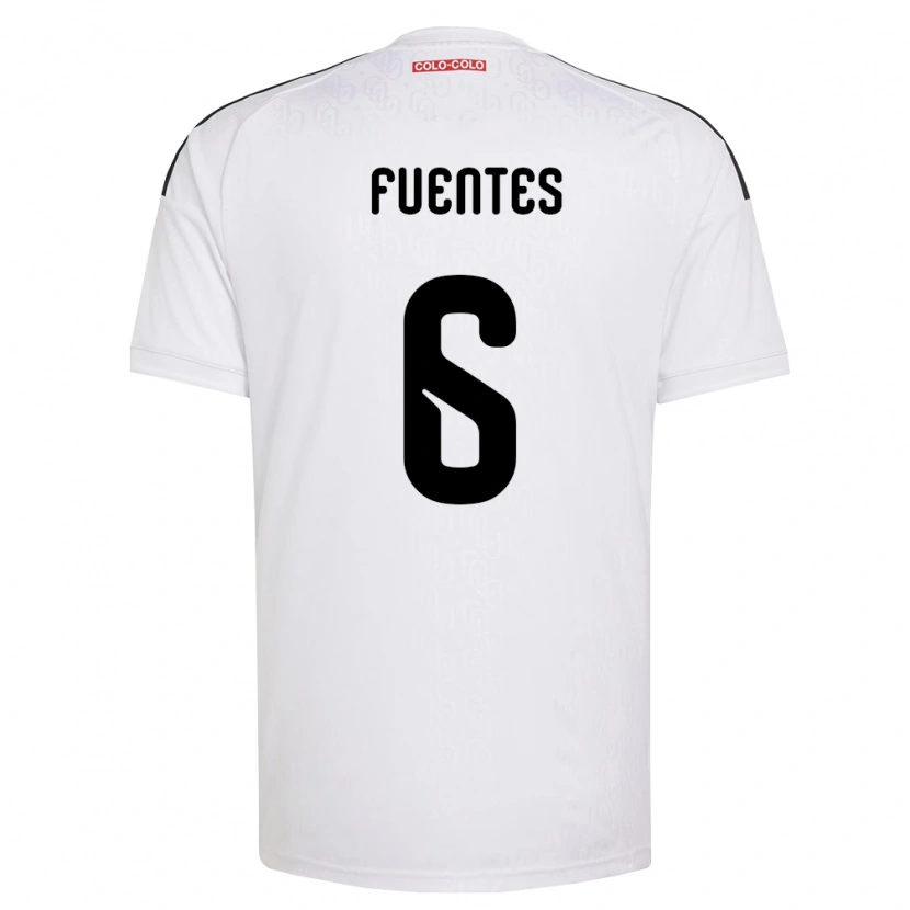 Danxen Kinderen César Fuentes #6 Wit Zwart Thuisshirt Thuistenue 2026/27 T-Shirt