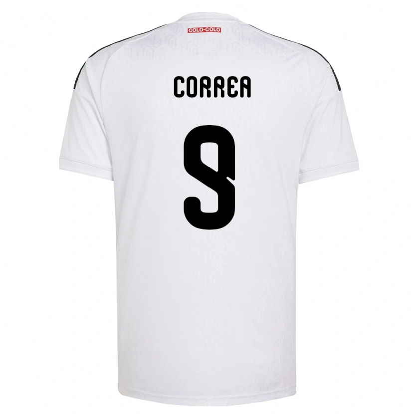 Danxen Kinderen Javier Correa #9 Wit Zwart Thuisshirt Thuistenue 2026/27 T-Shirt