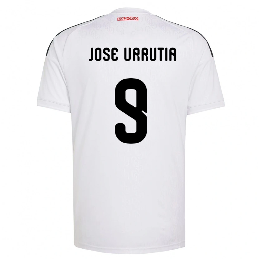 Danxen Kinderen María José Urrutia #9 Wit Zwart Thuisshirt Thuistenue 2026/27 T-Shirt