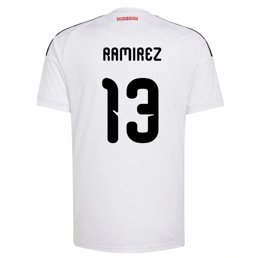 Danxen Kinderen Fernanda Ramírez #13 Wit Zwart Thuisshirt Thuistenue 2026/27 T-Shirt