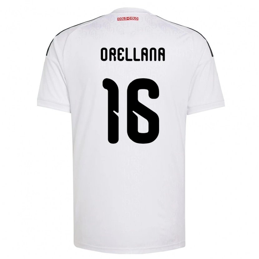 Danxen Kinderen Matías Orellana #16 Wit Zwart Thuisshirt Thuistenue 2026/27 T-Shirt