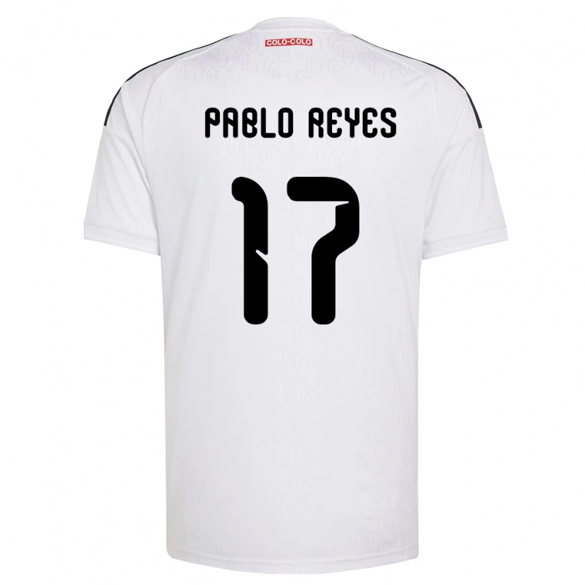 Danxen Kinderen Juan Pablo Reyes #17 Wit Zwart Thuisshirt Thuistenue 2026/27 T-Shirt