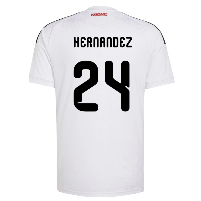 Danxen Kinderen Leandro Hernández #24 Wit Zwart Thuisshirt Thuistenue 2026/27 T-Shirt