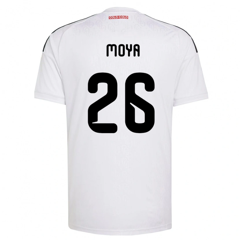 Danxen Kinderen Matías Moya #26 Wit Zwart Thuisshirt Thuistenue 2026/27 T-Shirt