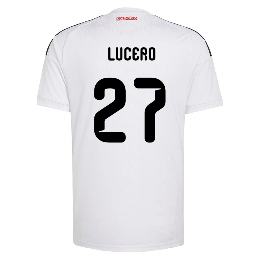 Danxen Kinderen Valentina Lucero #27 Wit Zwart Thuisshirt Thuistenue 2026/27 T-Shirt