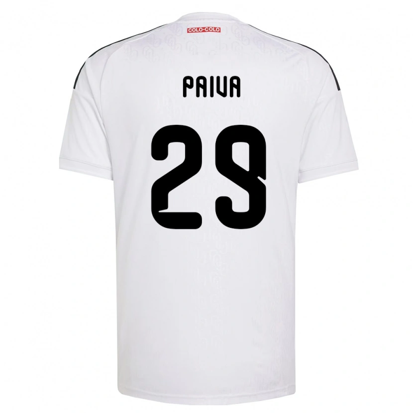 Danxen Kinderen Guillermo Paiva #29 Wit Zwart Thuisshirt Thuistenue 2026/27 T-Shirt