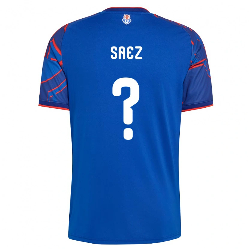 Danxen Kinderen Ignacio Sáez #0 Koninklijk Blauw Rood Thuisshirt Thuistenue 2026/27 T-Shirt