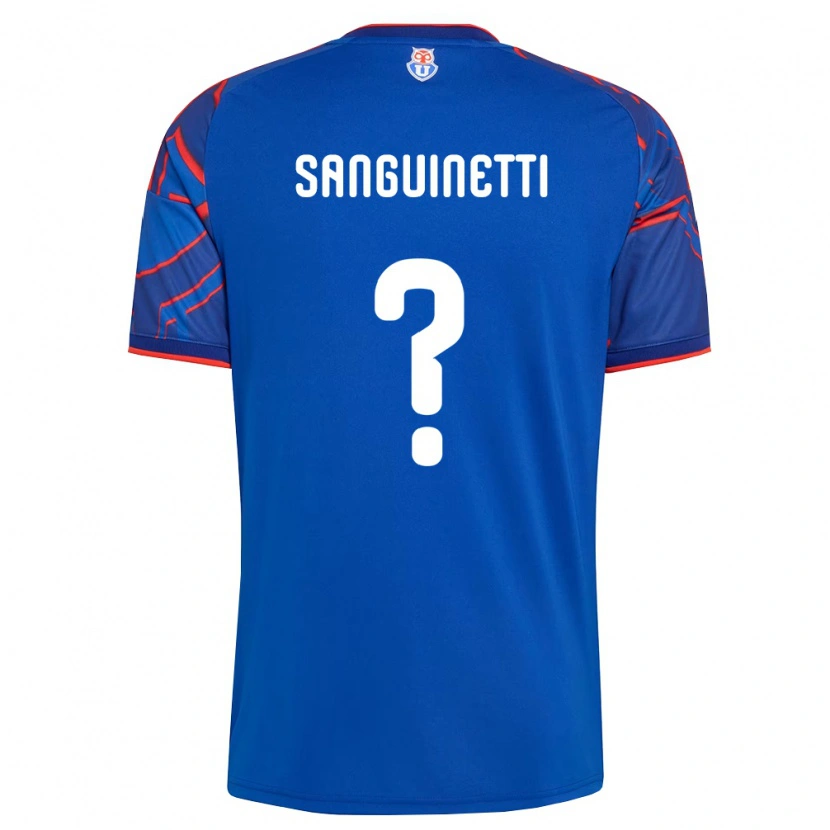 Danxen Kinderen Fernando Osorio Sanguinetti #0 Koninklijk Blauw Rood Thuisshirt Thuistenue 2026/27 T-Shirt