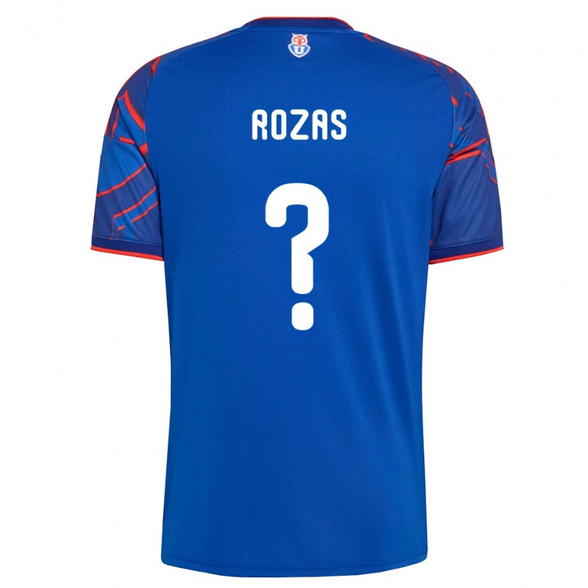 Danxen Kinderen Sergio Rozas #0 Koninklijk Blauw Rood Thuisshirt Thuistenue 2026/27 T-Shirt