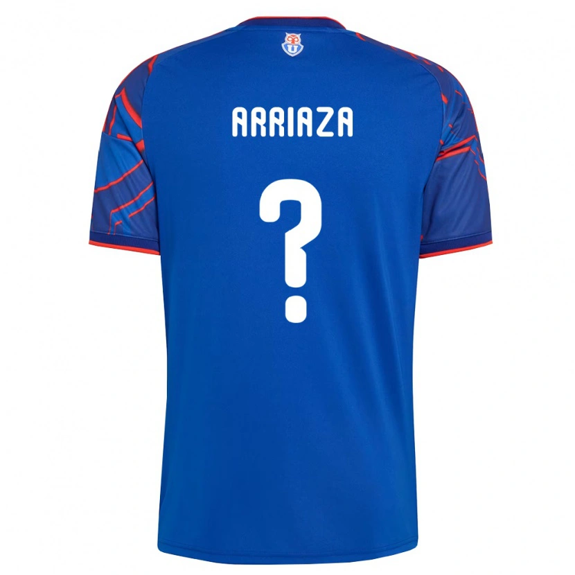 Danxen Kinderen Cristóbal Arriaza #0 Koninklijk Blauw Rood Thuisshirt Thuistenue 2026/27 T-Shirt