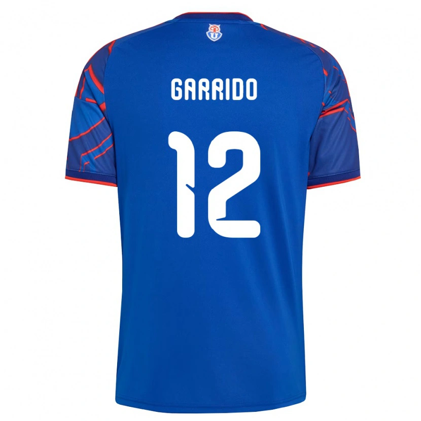 Danxen Kinderen Pedro Garrido #12 Koninklijk Blauw Rood Thuisshirt Thuistenue 2026/27 T-Shirt