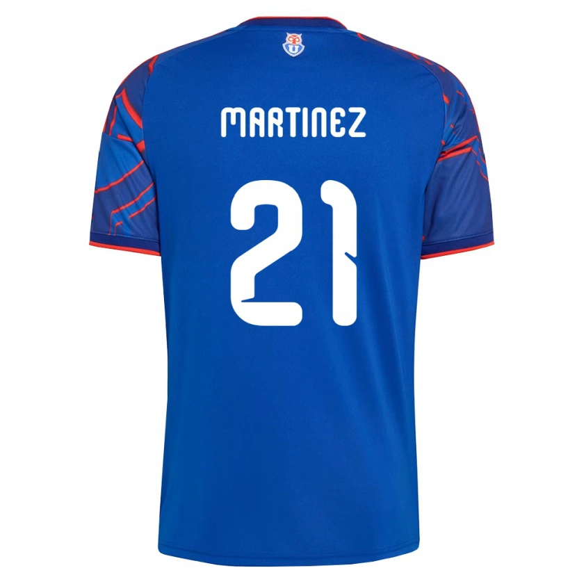 Danxen Kinderen Maria Martínez #21 Koninklijk Blauw Rood Thuisshirt Thuistenue 2026/27 T-Shirt