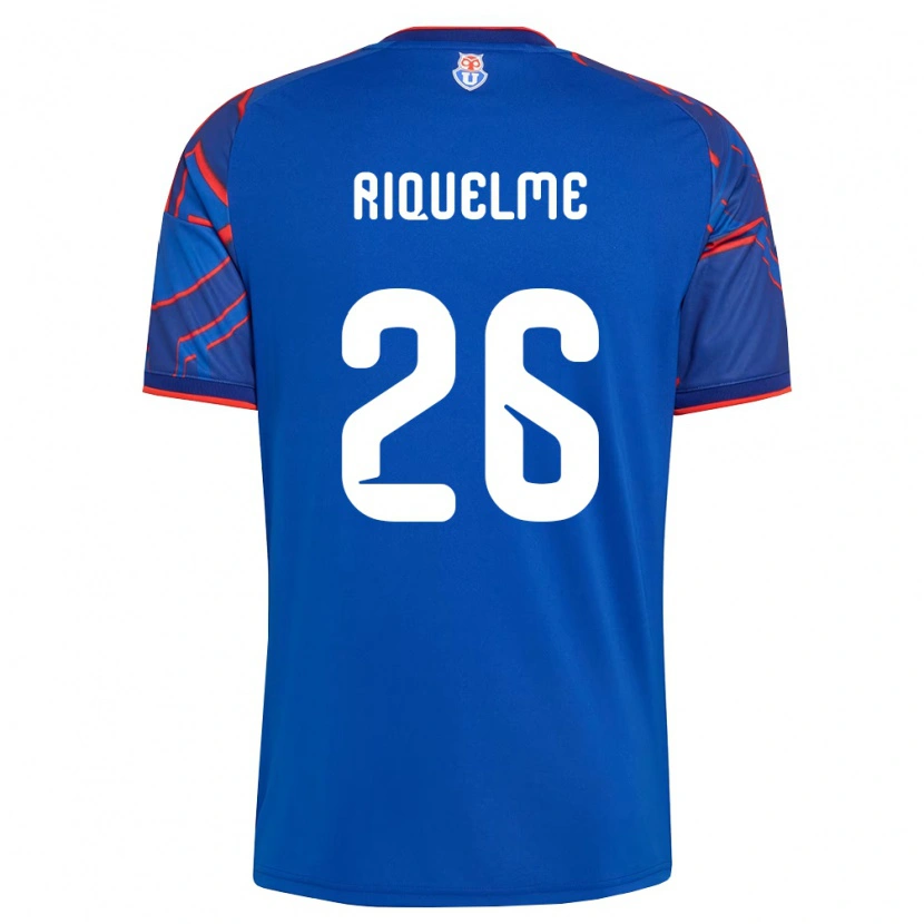 Danxen Kinderen Matías Riquelme #26 Koninklijk Blauw Rood Thuisshirt Thuistenue 2026/27 T-Shirt