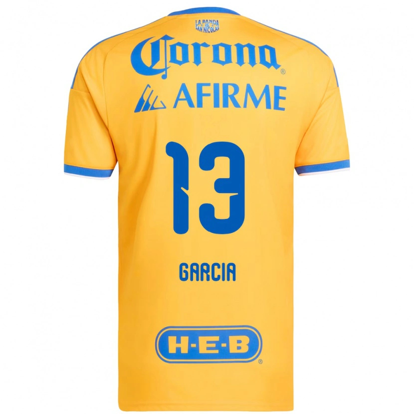 Danxen Kinderen Miriam Garcia #13 Geel Blauw Thuisshirt Thuistenue 2026/27 T-Shirt