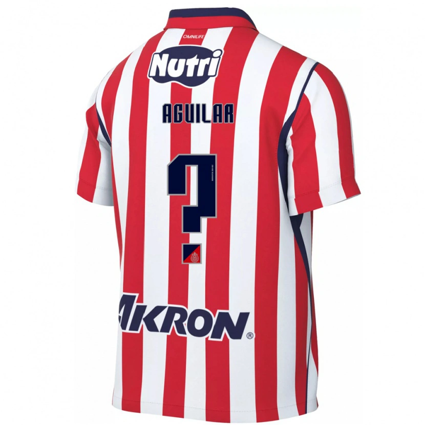 Danxen Kinderen Alexander Aguilar #0 Rood Wit Thuisshirt Thuistenue 2026/27 T-Shirt