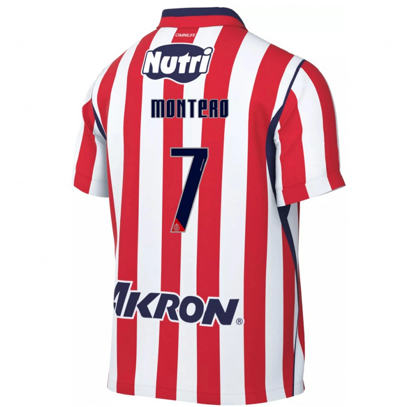Danxen Kinderen Casandra Montero #7 Rood Wit Thuisshirt Thuistenue 2026/27 T-Shirt
