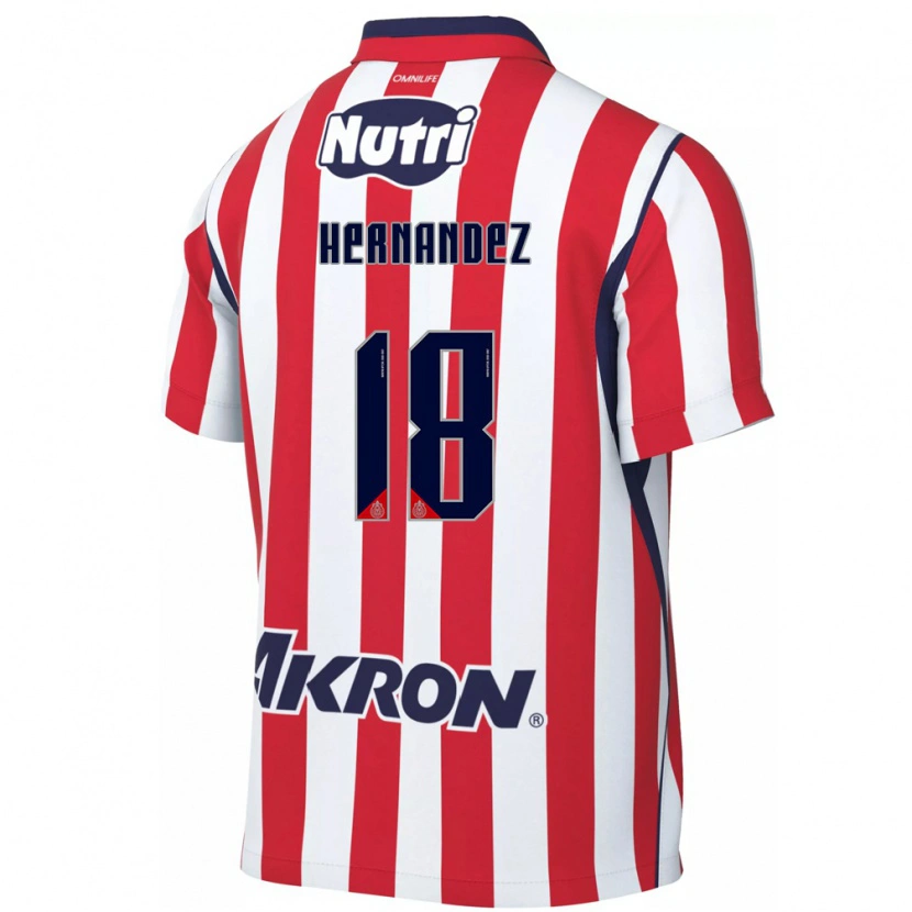 Danxen Kinderen Montserrat Hernandez #18 Rood Wit Thuisshirt Thuistenue 2026/27 T-Shirt