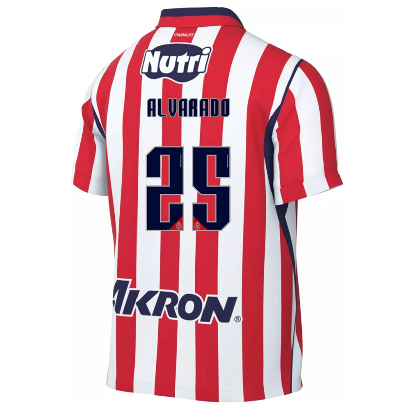 Danxen Kinderen Roberto Alvarado #25 Rood Wit Thuisshirt Thuistenue 2026/27 T-Shirt