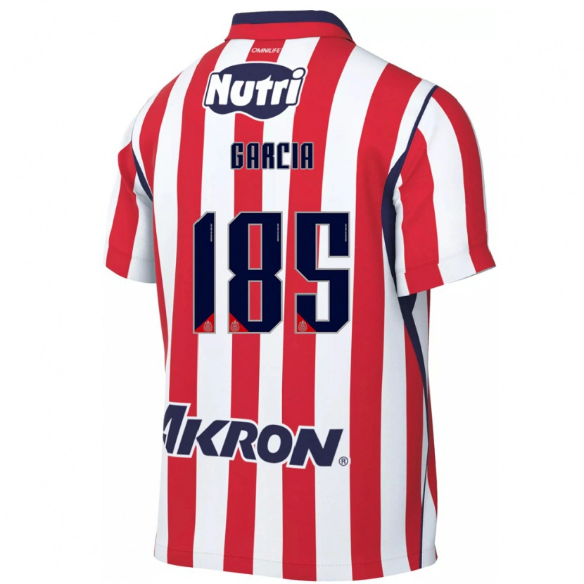 Danxen Kinderen Kevin Garcia #185 Rood Wit Thuisshirt Thuistenue 2026/27 T-Shirt